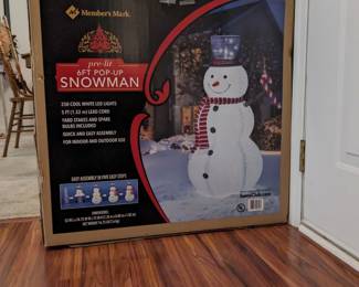 Outdoor Snowman Decor 