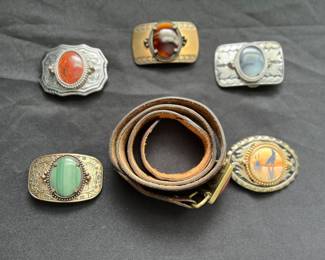 Amazing belt buckle collection…just a few pictured but many more 