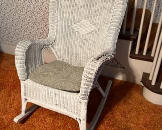 Wicker rocker 