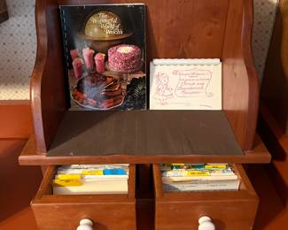 Recipe box…before the searching online for recipes. ..there must be one for rhubarb pie