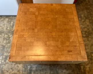 Small butcher block…don’t underestimate the usefulness of a butcher block in your home.  