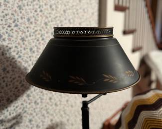 Tole Lamp..,, farmhouse grandma chic 