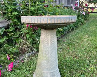 Vintage Bird Bath