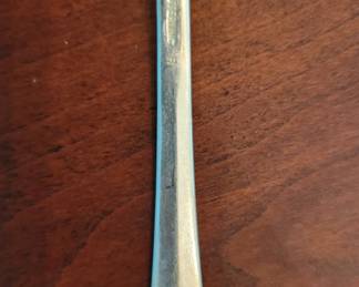 Sterling silver flatware in lined storage box