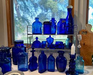 Dark blue glass collection &#128153;
