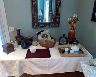 Baskets, Large Wall Mirror