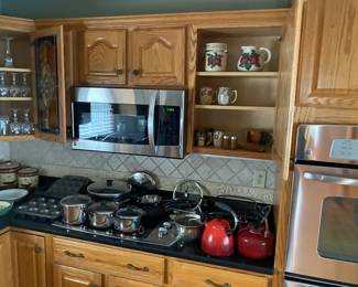 Pots and Pans, Baking Trays, Cannister Set, Tea Kettles