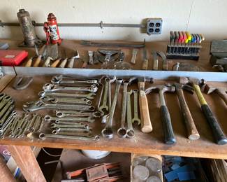 Socket Wrenches, Allen Wrenches, Hammers, Drywall/Paint Tools