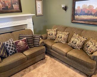 Flex Steel Couch and Loveseat
