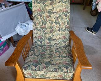 Antique reclining chair