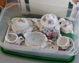 Assortment of Toy China Sets