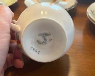 Pair of Oxford China Teacup & Saucers