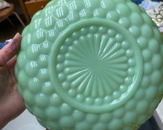 Jadeite Bubble Bowl