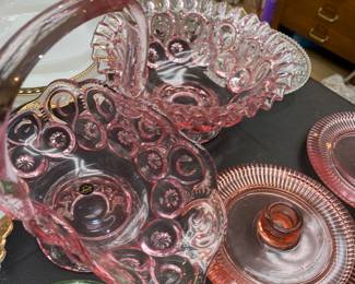 Assortment of Depression Glass