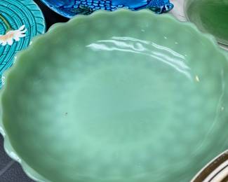 Jadeite Bubble Bowl