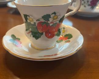 Royal Grafton Strawberries Teacup & Saucer
