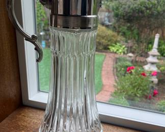 1940 Crystal Carafe Pitcher