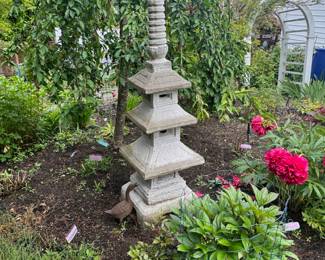 Concrete Japanese Pagoda Statue