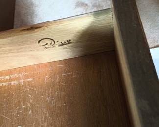 Midcentury Dixie Nightstand & Lowboy Dresser
