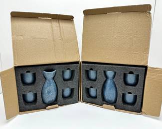 2 New In Box Saki Sets Textured Ceramic
Lot #: 104