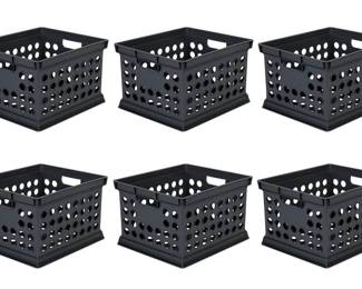 6 New In Box Sterlite Black Crates
Lot #: 109