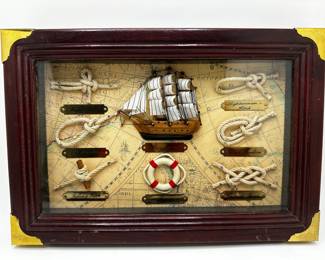 Nautical Shipping Knots Shadow Box
Lot #: 108