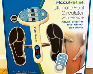 AccuRelief Ultimate Foot Circulator Foot Massager In Original Box
Lot #: 154