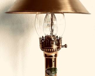 The Orient Express Paris To Istanbul Replica Adjustable Brass Table Lamp
Lot #: 76