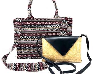 2 Handmade Textile Bags Made In The Phillipines
Lot #: 134