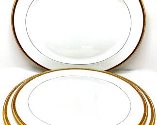 Set 3 Vintage Cauldon Platters With 23 Carat Gold Accents, England
Lot #: 100