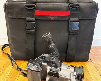 Vintage A1 Canon Digital Hi8 Video Camera With Accessories In Carrying Case
Lot #: 43