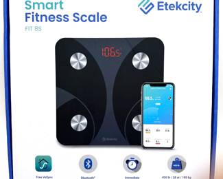 New In Box Etekcity Smart Fitness Scale Model FIT8S
Lot #: 153