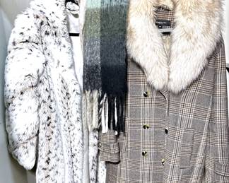 2 Winter Coats: Kenneth Cole Size Medium & Silver Unicorn Size 16 & Scarf
Lot #: 93