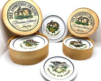 Set New In Box Porcelaine D'Auteuil French 6 Dinner & 6 Dessert Plates
Lot #: 13