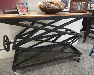 Amazing Industrial Crank Table