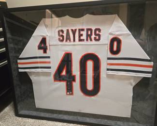 Gale Sayers Signed Jersey