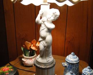 Cherub lamps