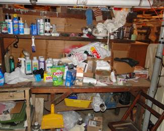 Household supplies, some tools