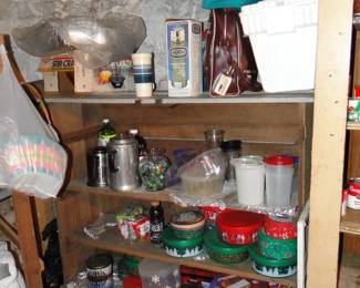 Old Tins and more in the basement