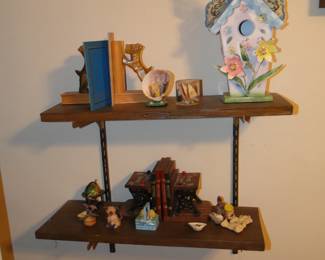 Vintage bookends and bric a brac