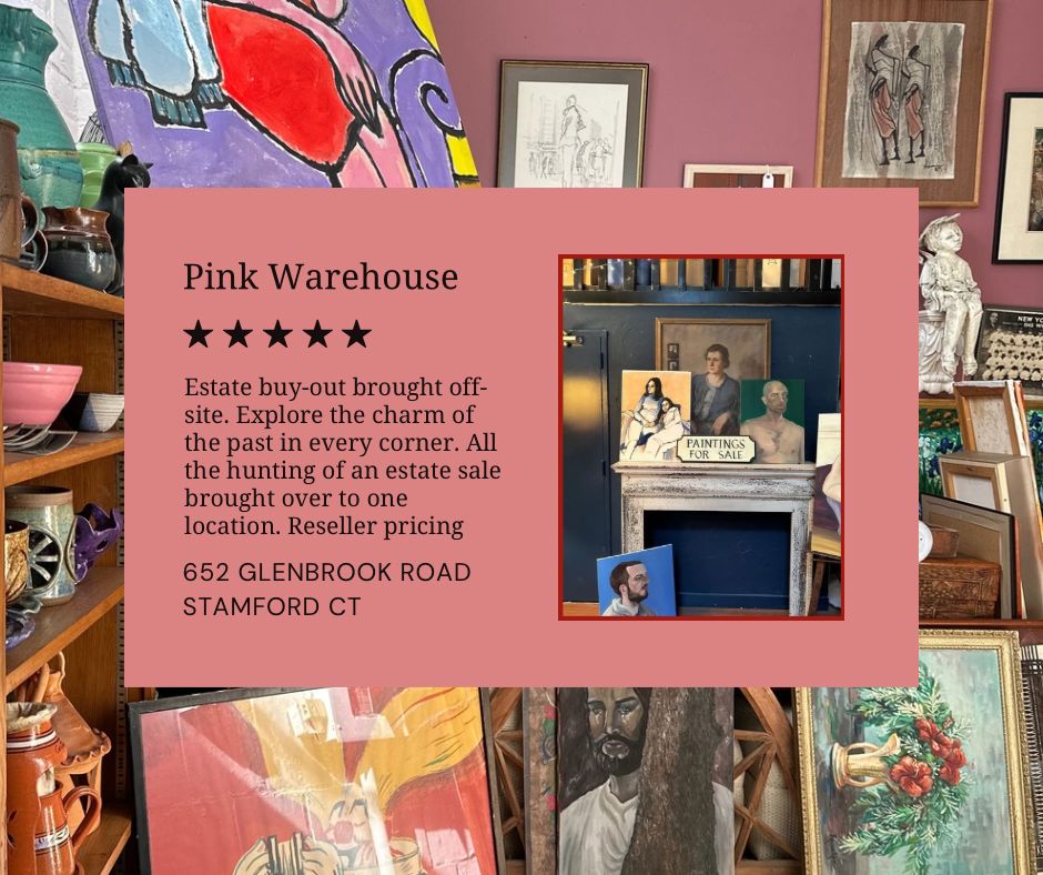 Treasure Hunt Estate Sale in Stamford, CT starts on 5/25/2024
