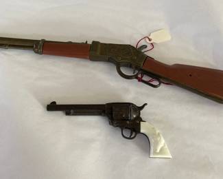 Miniature rifle and cap gun