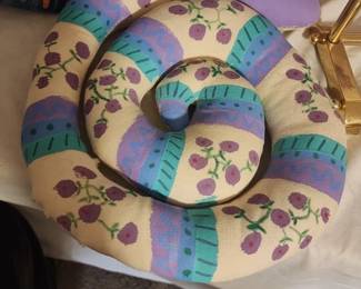 Hand Painted Stuffed Snake