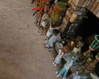 A couple bunnies went away last week but there are a couple left.