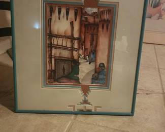 "Los Piedra" by Amado Pena & Mat Design by Christine of Santa Fe