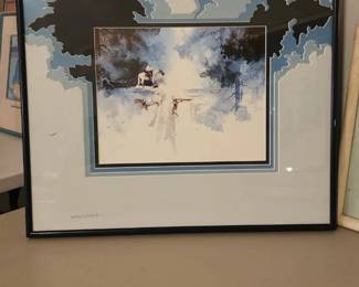 "Canyon Rider" Art by Michael Atkinson & Mat Design by Christine of Santa Fe