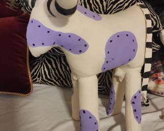 Hand Painted Stuffed Deer