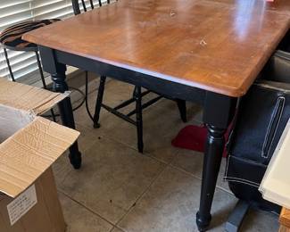 Table includes 3 chairs and a bench - $150