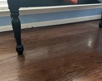 This bench goes with the kitchen table