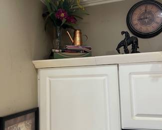 Water can - $5 Wall clock $5 Sculpture/Statue $10 Arrangement $5